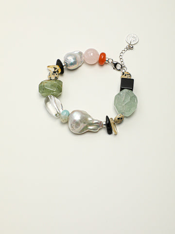The Unbothered Set · Multi-Stone Healing Bracelet & Necklace