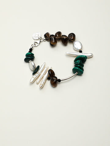 The Forest Stream Set · Crystal Bracelet & Necklace