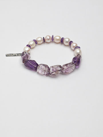 Amethyst Raw Crystal Bracelet